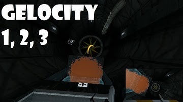 GELOCITY 1, 2, 3! | Portal 2 Co-op Custom Maps with Hobbes