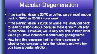 Macular Degeneration Can Be Reversed!