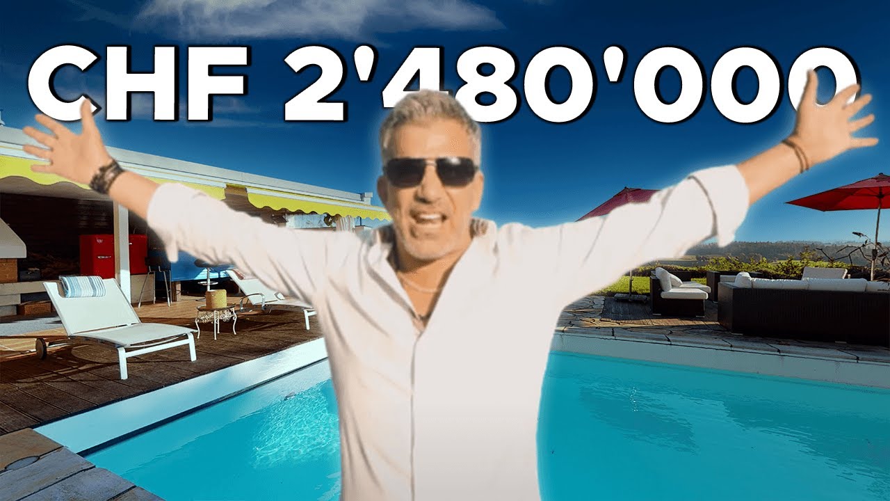 Tour durch eine 2'480'000 CHF Luxus Villa mit Pool an einer Traumlage in Hüttwilen, Schweiz!
