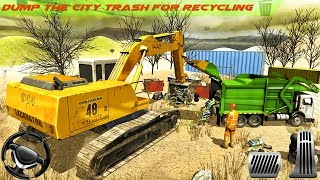 Garbage Truck Transporter Game 2019 - Driving Trash Truck | Android Gameplay screenshot 5