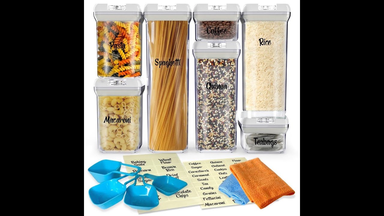 Neatrix Kitchen Container Set of 7 for Dry Food Storage