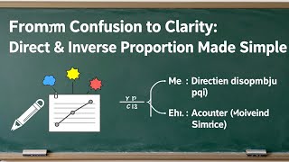 From Confusion to Clarity: Direct & Inverse Proportion Made Simple”