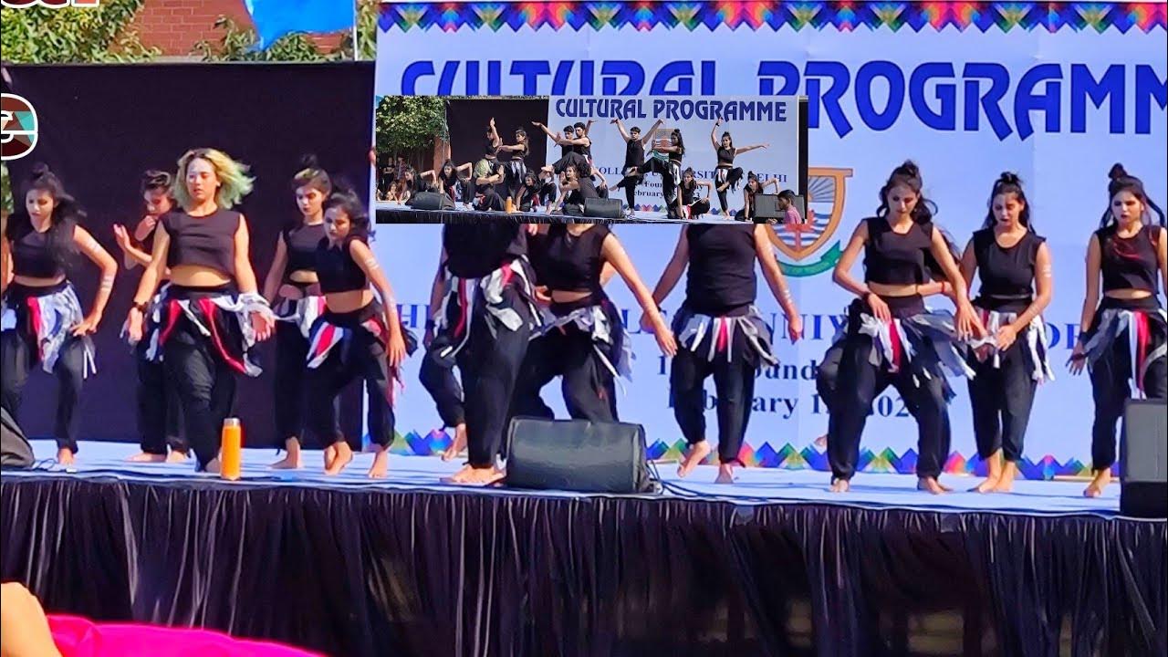 Hindu college fest ll Delhi University ll top college ll dance