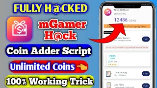 mGamer Unlimited Trick || mGamer Coin Adder Script || mGamer Coin Adder Trick || @NRM Technical