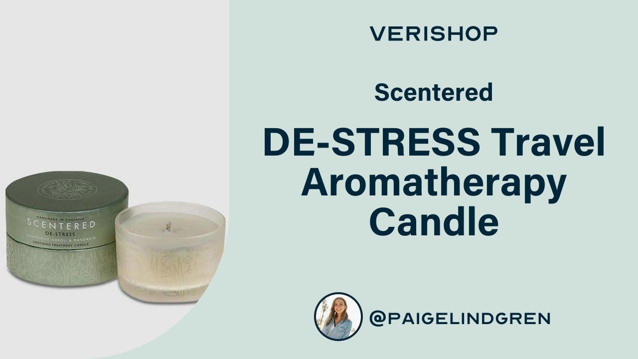Scentered DE-STRESS Travel Aromatherapy Candle Review