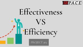 What's More Important: Effectiveness vs Efficiency?