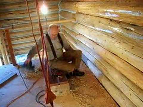 Martin Cabin Finishing Log Walls