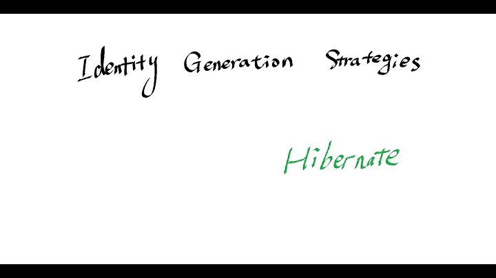 Identity Generation Strategies - AUTO, IDENTITY, SEQUENCE, TABLE