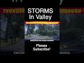 Thunderstorms Roll Through Northern Valley Early Sunday Morning