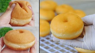 Eggless Fluffy Donuts Bun Recipe without Oven - Everyone can make this homemade Fluffy Donuts Bun