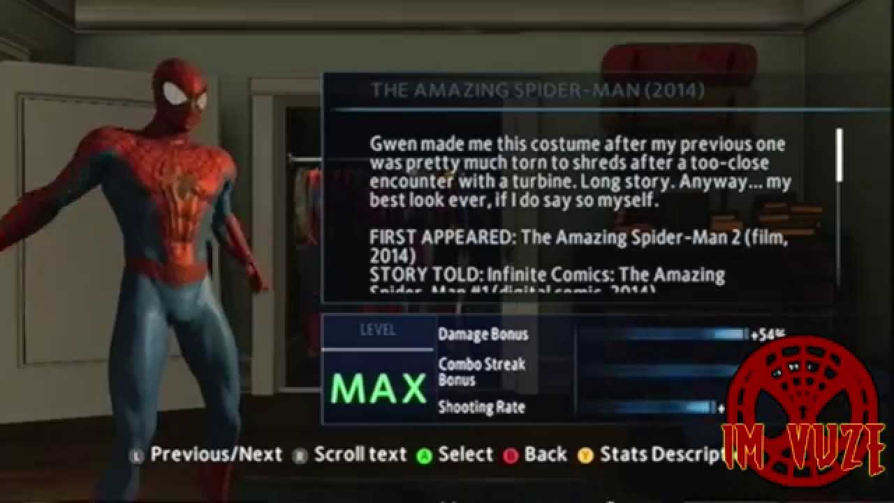 The Amazing Spider-Man game unlockable costumes | N4G