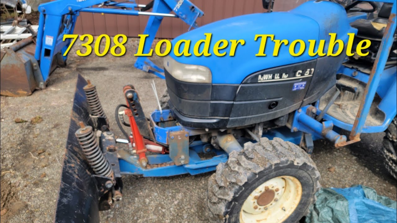 Difficulty Installing the 7308 New Holland Loader - YouTube