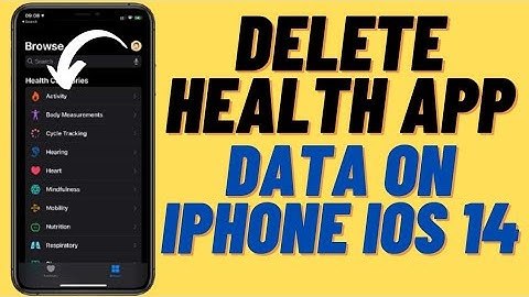 How Do I Delete Health App Data On iPhone !! Fix Health App Taking Too Much Storage In iPhone