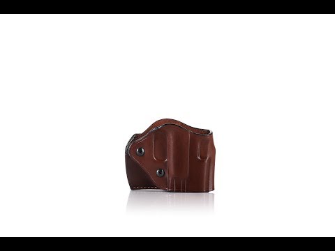 Product video Quick Draw OWB Leather Belt Holster with Adjustable Retention