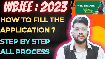 WBJEE 2023 Application process | step by step live filling | Documents required #Wbjee #application