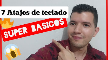 CURSO de EXCEL 7 ATAJOS de Teclado [SUPER BASICOS] parte 1 👌👌😃