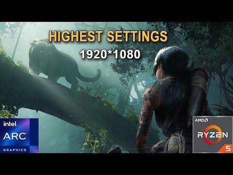 Shadow of the Tomb raider - Highest Setting - Intel Arc A750 + Ryzen 5 3600