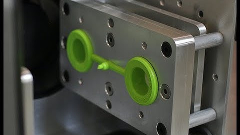3D Printed injection molding HYBRID tool - Test # 3