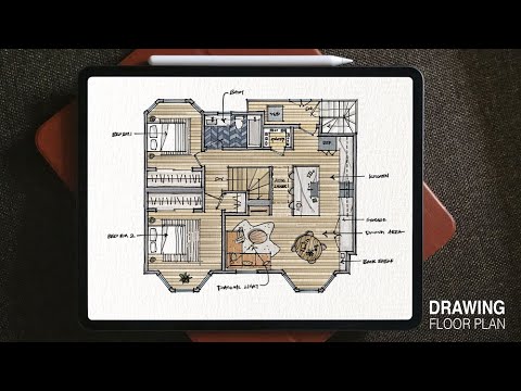 How To Draw An Interior Floor Plan On The IPad?