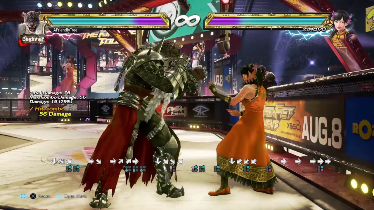 Tekken 7 Armor King low parry 56dmg YouTube
