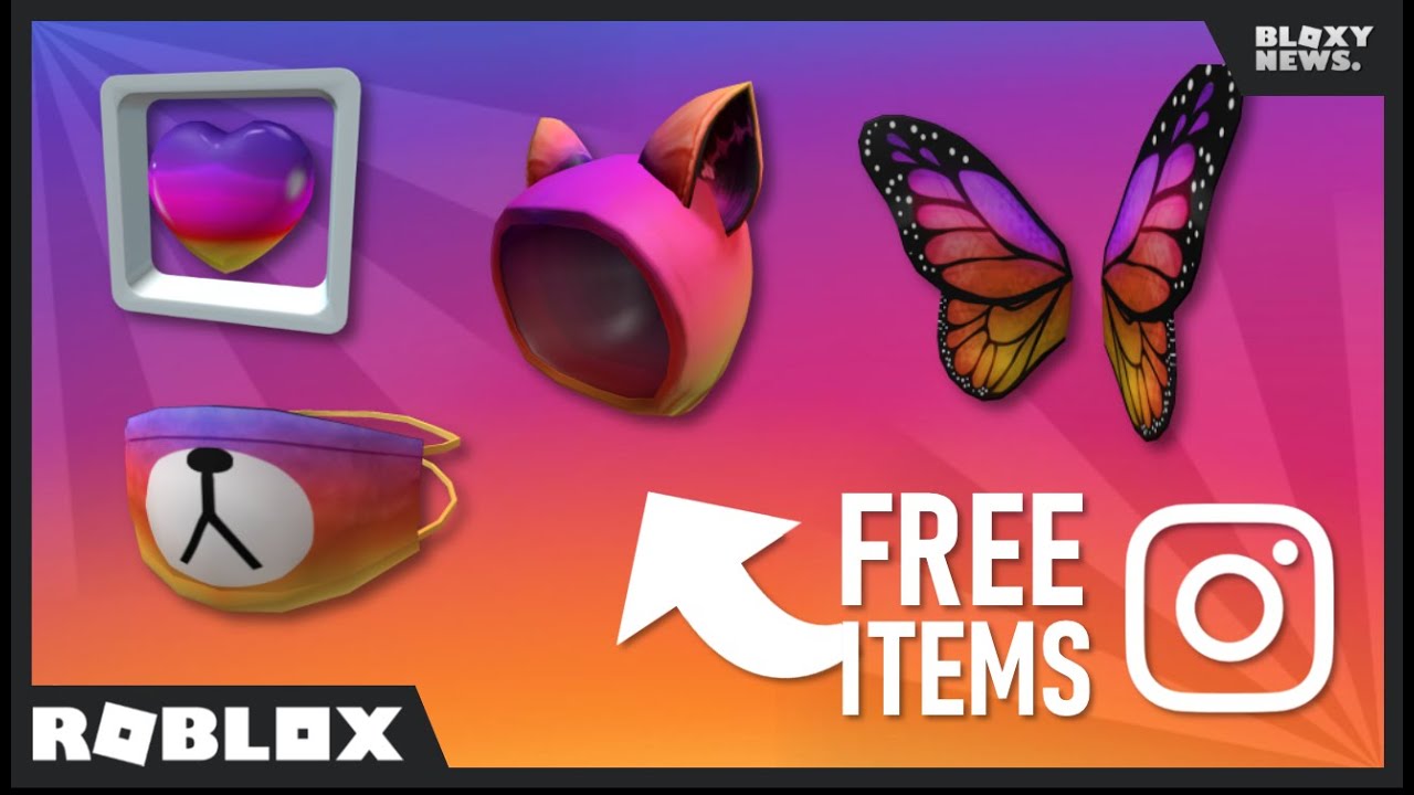 Expired How To Get The Free Roblox Instagram Milestone Accessories All Promocodes Youtube - robloxplayerslists instagram photo and video on instagram