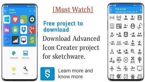 Download Advanced Icon Creater project for sketchware.