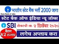 भारतीय स्टेट बैंक भर्ती 2021| SBI RECRUITMENT ONLINE REGISTRATION Marathi