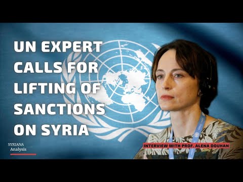 UN expert calls for lifting of SANCTIONS on Syria