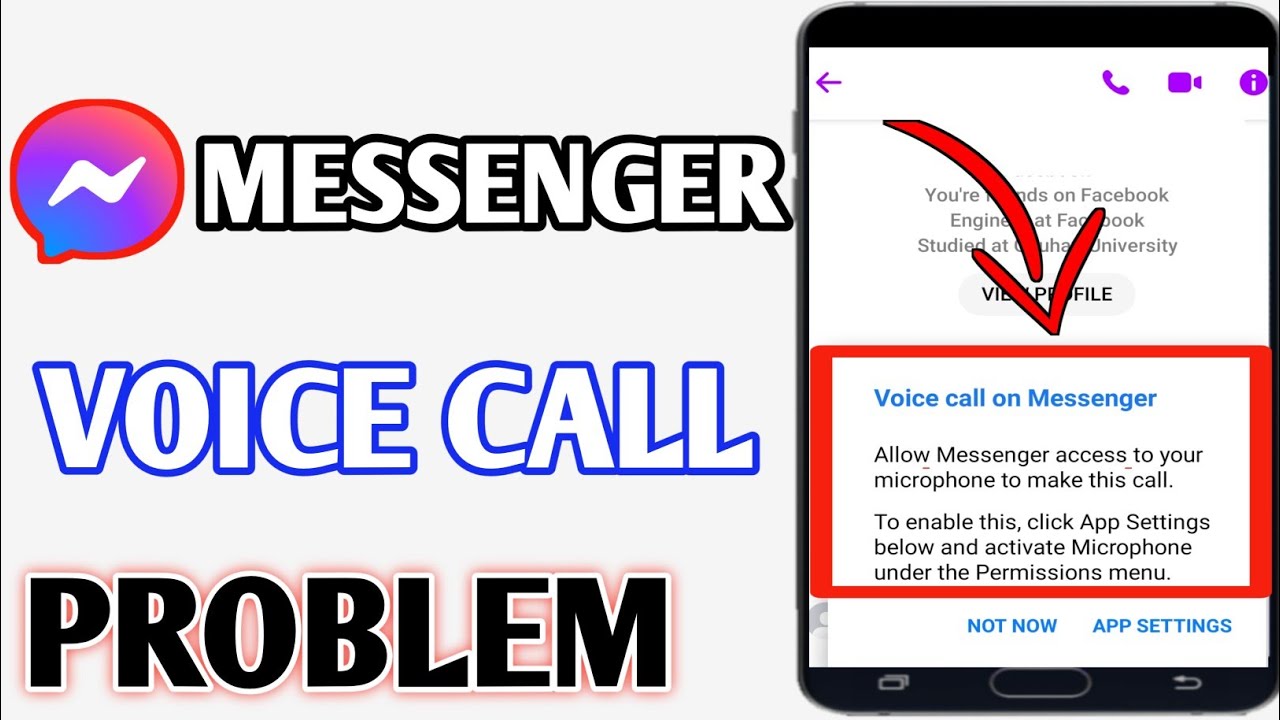 Messenger Audio Call Problem // Fix Facebook Messenger Call Problem