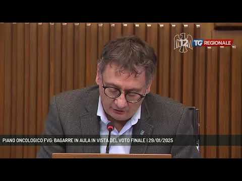 PIANO ONCOLOGICO FVG: BAGARRE IN AULA IN VISTA DEL VOTO FINALE | 29/01/2025