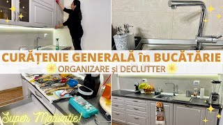 CURĂȚENIE GENERALĂ ÎN BUCĂTĂRIE // CURĂȚENIE ÎN CASĂ // Motivație de curățenie // *NOU*