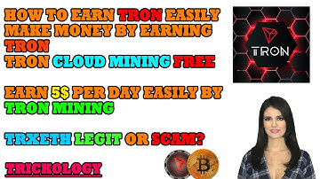 trxeth com review || 800 TRX SignUp Bonus || legit or scam?