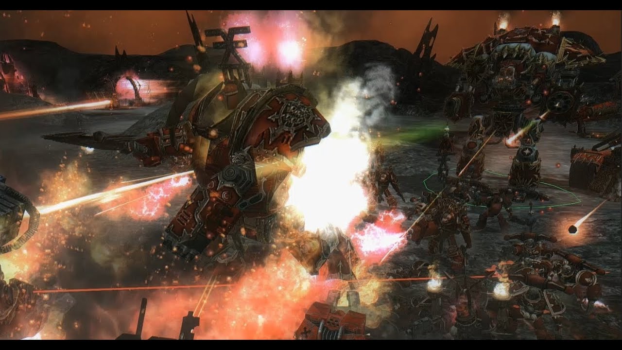 [Dawn of war mod] warhammer 40k great battle : Kytan and Chaos Knight!
