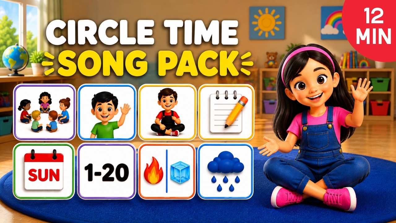 Kindergarten Circle Time | Hello Song, Days of the Week, Weather Song ...
