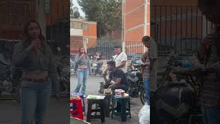Man Drinking His Soda From an Unusual Cup