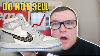 air jordan 1 dior resell price