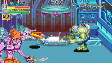 [KOF] Captain Commando _1991{Stage 4} arcade offline gameplay_4K 60FPS