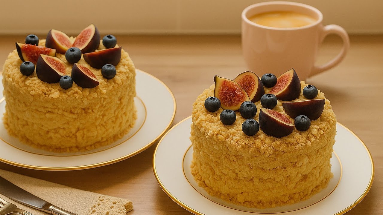 Торт Наполеон классический домашний | Пошаговый рецепт с кремом | Семейные традиции