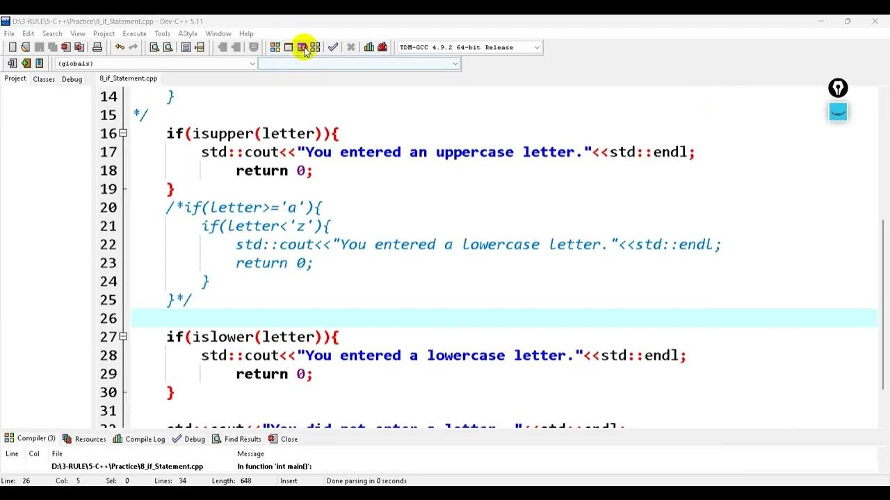 11-Letter function | Practice | C ++ Programming - YouTube