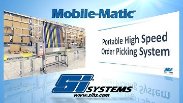 Mobile-Matic Portable High Speed A-Frame Order Picking System