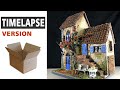 TIMELAPSE - Build an old house with cardboard & clay