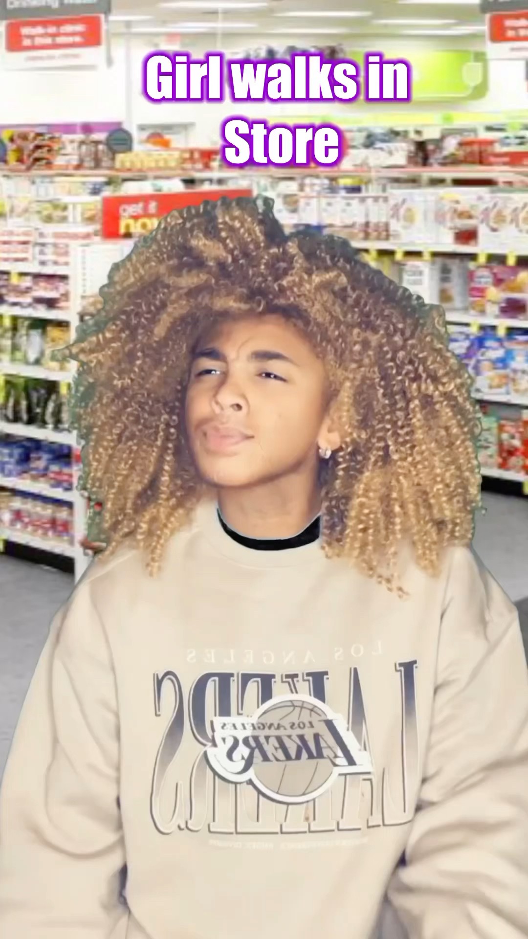 Store worker regrets saying that…??#comedy