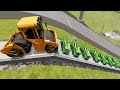 Giant road roller vs everything  beamngdrive 37