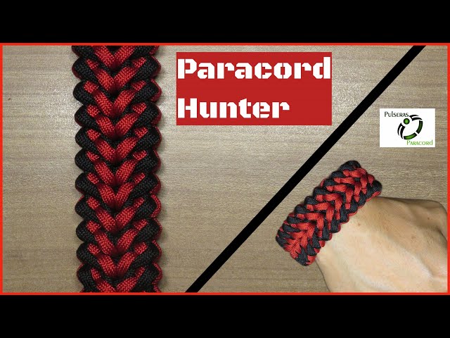 Paracord DIY - PULSERA PARACORD HUNTER - Como hacer una pulsera de paracord  - How to make a parcord 
