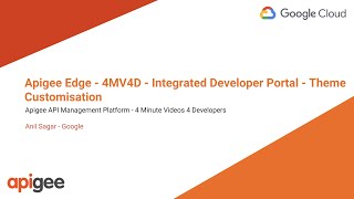 Apigee - 4MV4D - Lightweight Portal - Theme - Customisation