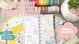 Planything Sticker Book Flip Through &amp; Plan With Me | Summer Days &amp; Planything Memories