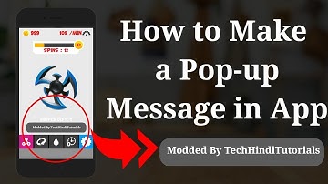 How to Add Popup Message in Android App