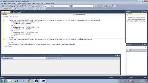 MEMBUAT PROGRAM COMBOBOX DAN RADIO BUTTON VISUAL STUDIO