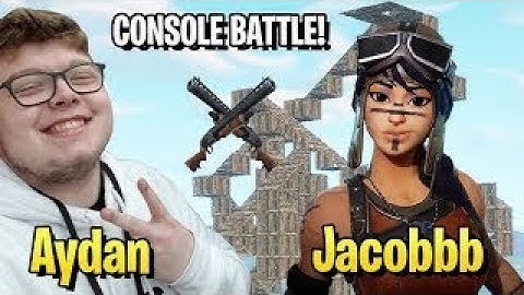 Jacobbb vs Ghost Aydan 1v1 Creative! Console Battle! YOU WON