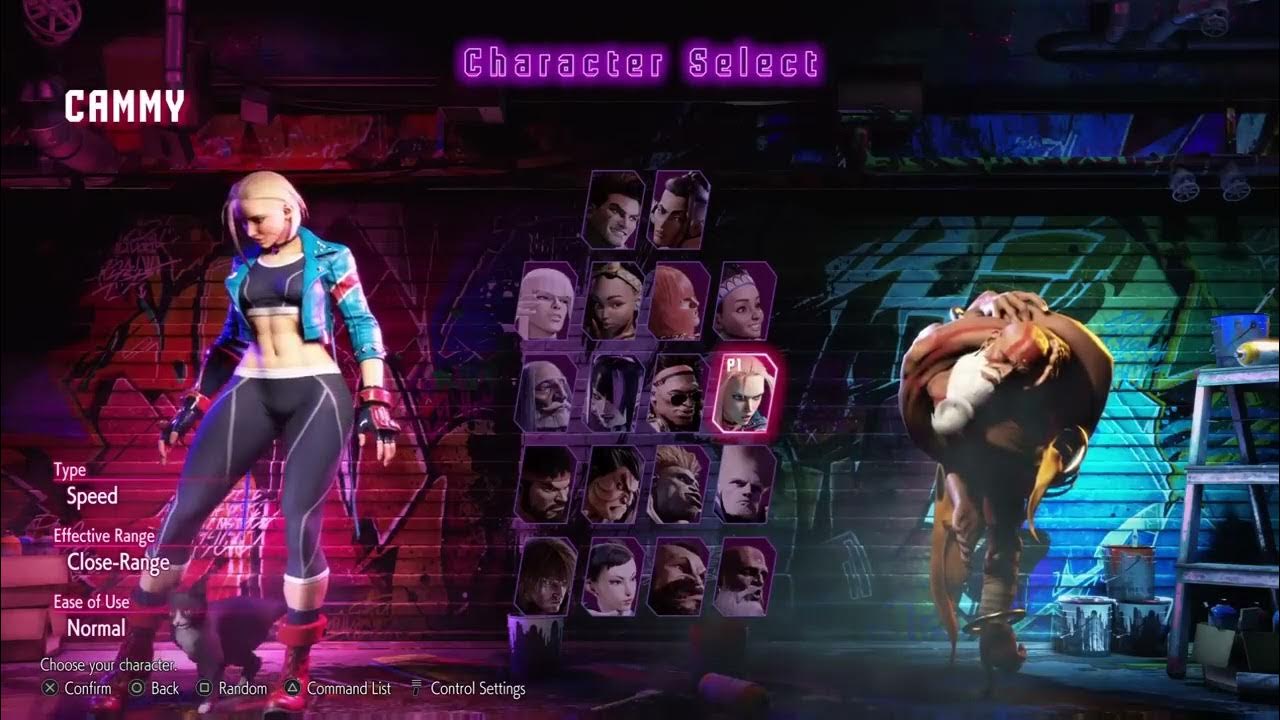 Street Fighter 6  Confira as telas de de seleção de personagens e de  cenários